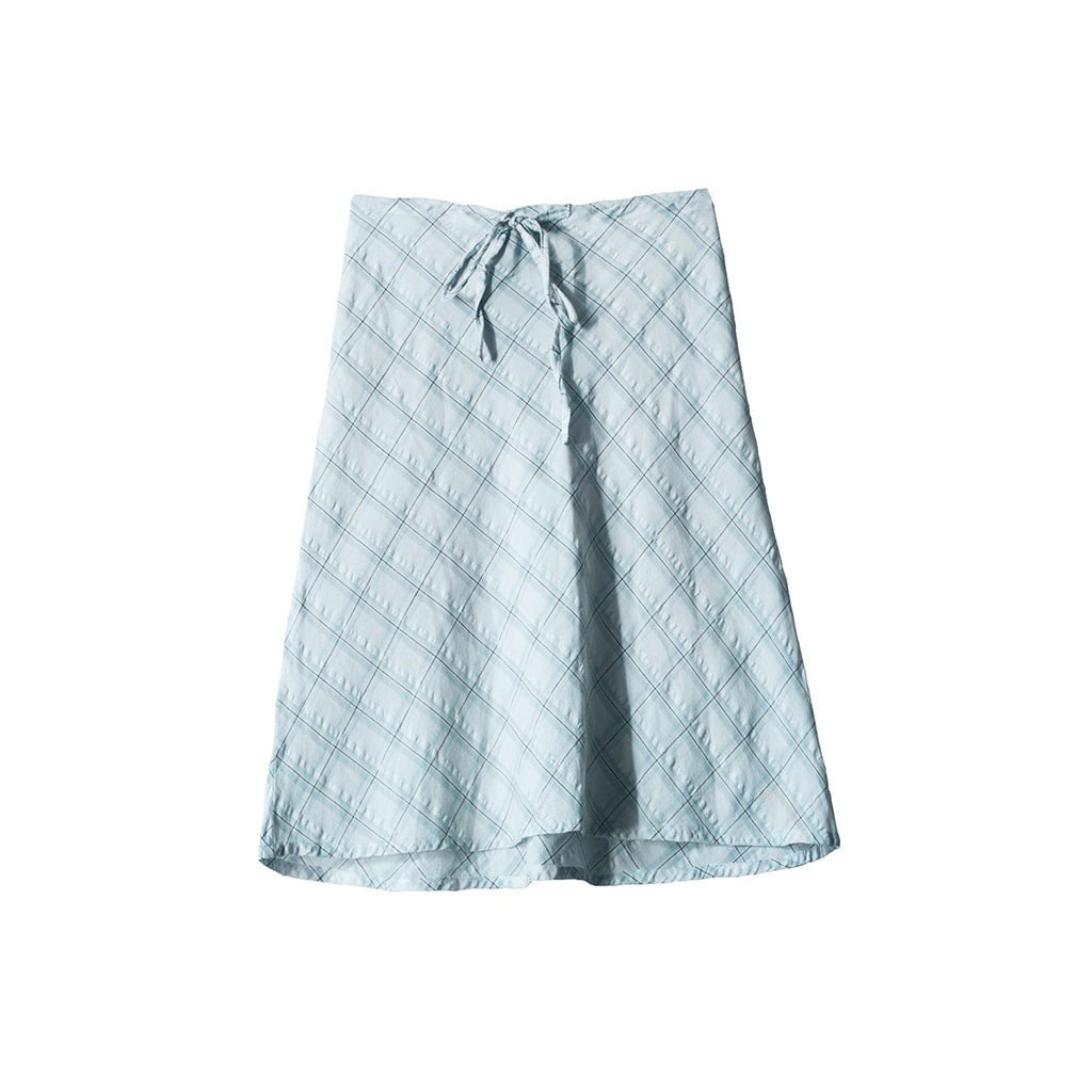 Buy grey Casual Tie Skirt