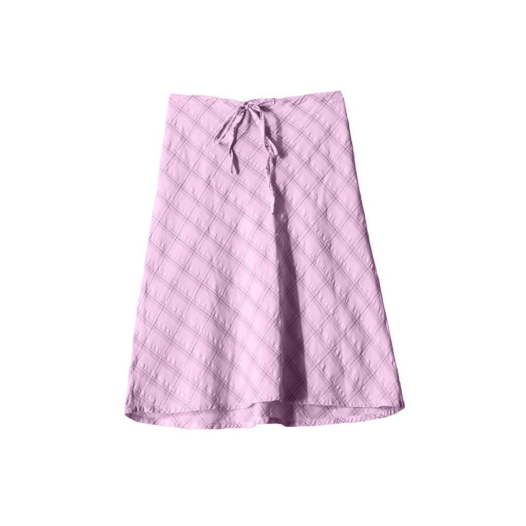 Casual Tie Skirt - 0