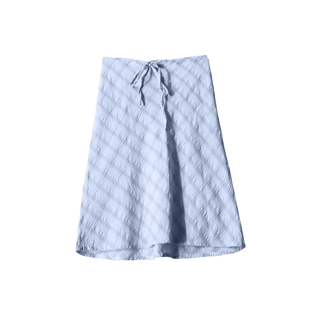Buy blue Casual Tie Skirt