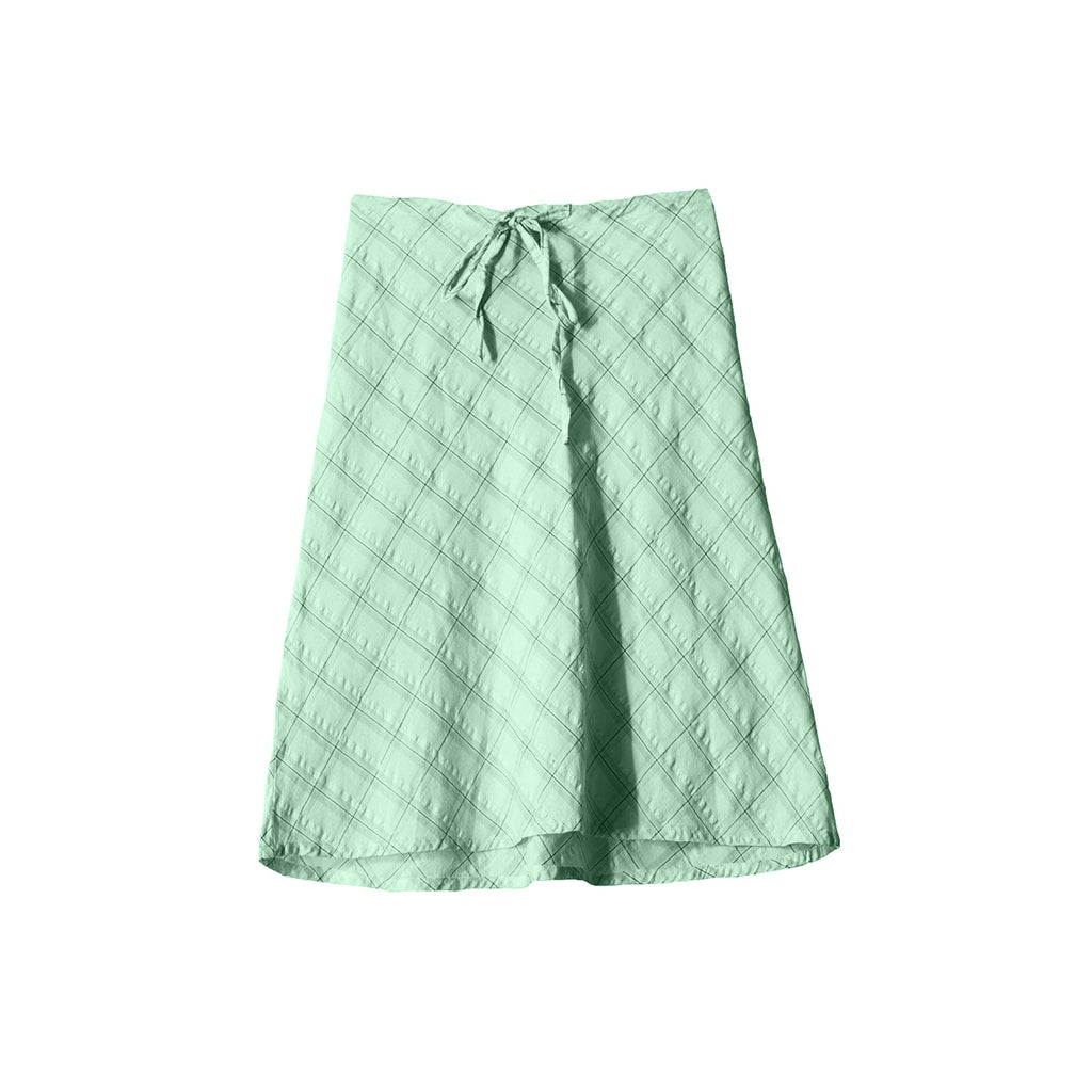 Buy green Casual Tie Skirt