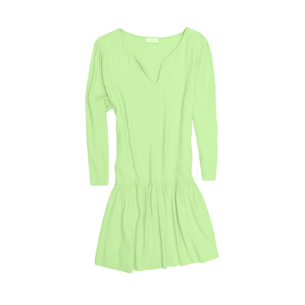 Comprar verde Vestido simple con opciones