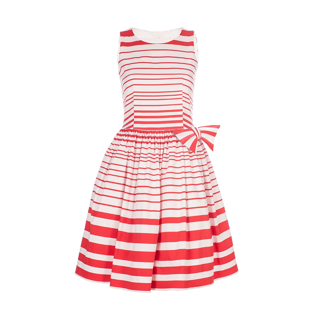 Retro Striped Dress