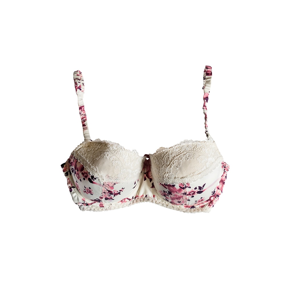 Floral Lace Pushup Bra