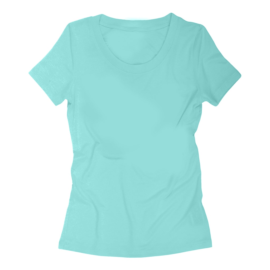 Kaufen blau Basic T-Shirt mit Optionen
