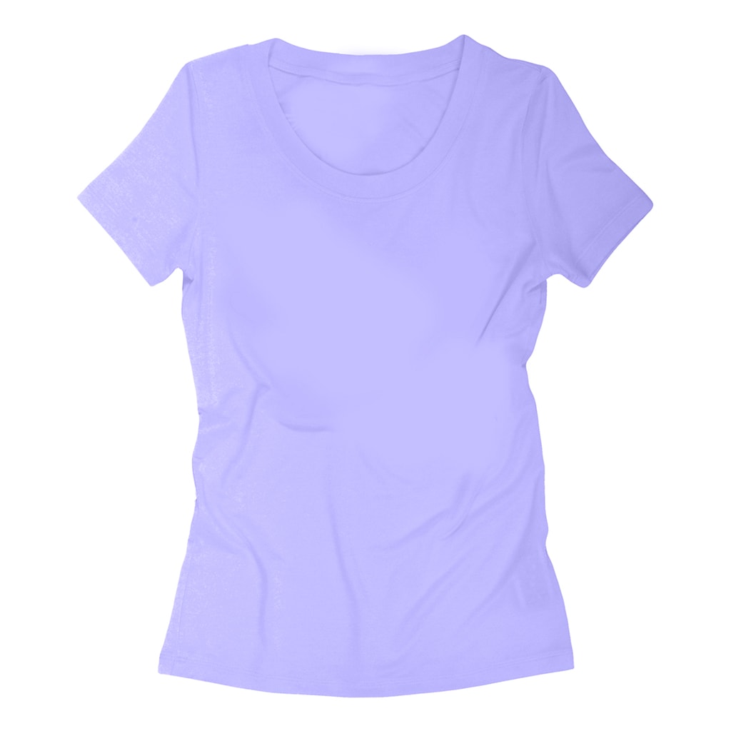 Kaufen lila Basic T-Shirt mit Optionen