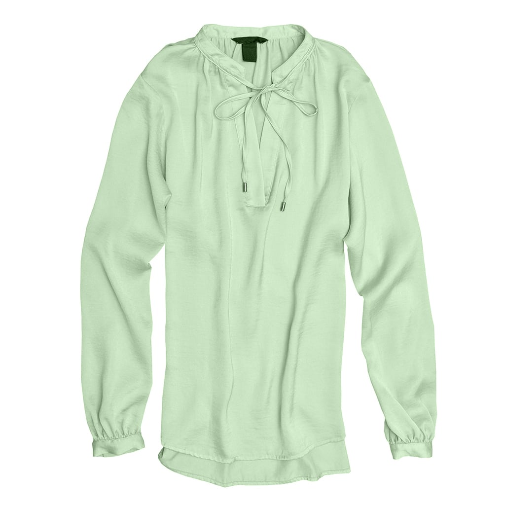 Comprar verde Cómoda blusa de algodón con opciones